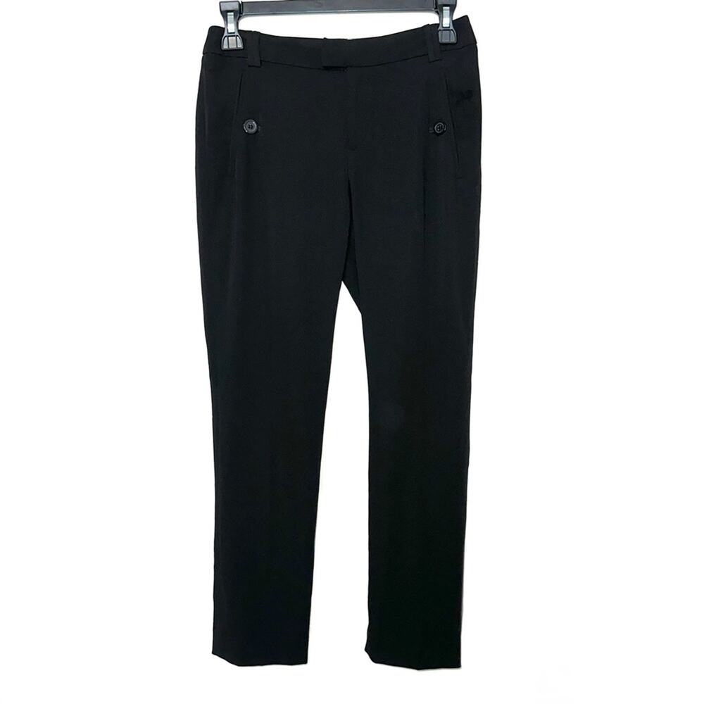 BCBGirls Black Straight Leg Dress Pants Size 0